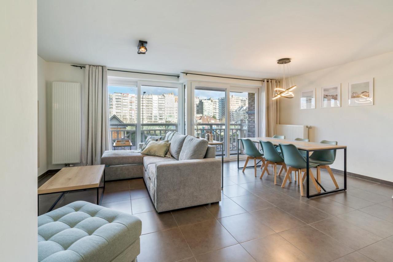 Modern App 6P Met Topligging - Aan Strand & Haven Blankenberge Bagian luar foto
