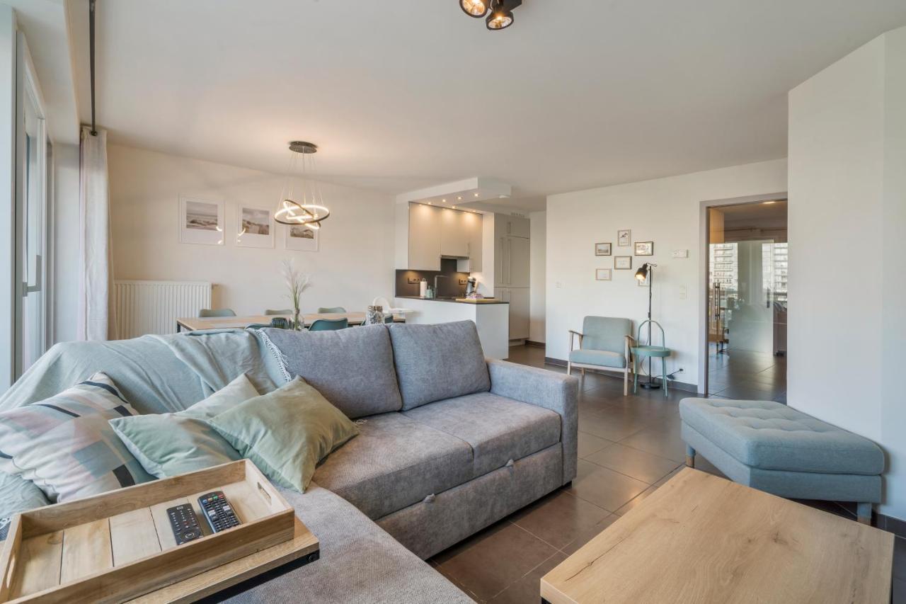 Modern App 6P Met Topligging - Aan Strand & Haven Blankenberge Bagian luar foto